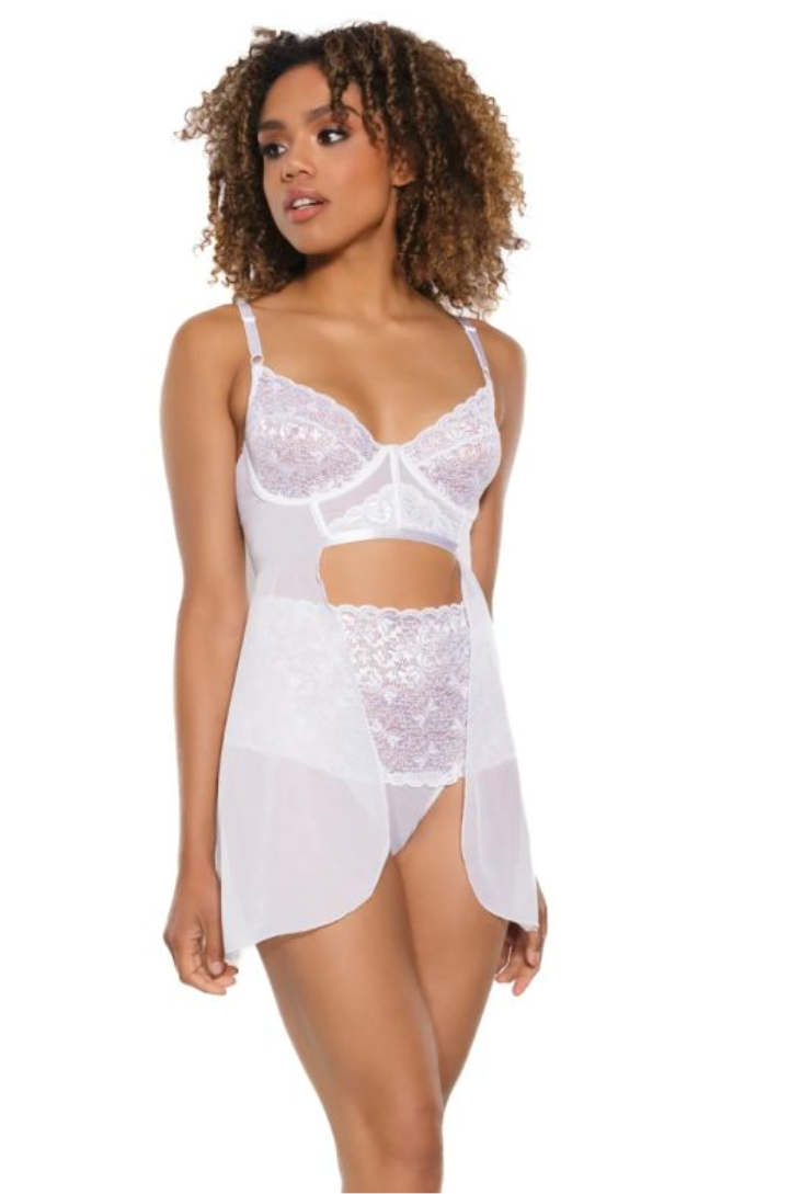 After hours babydoll & thong set