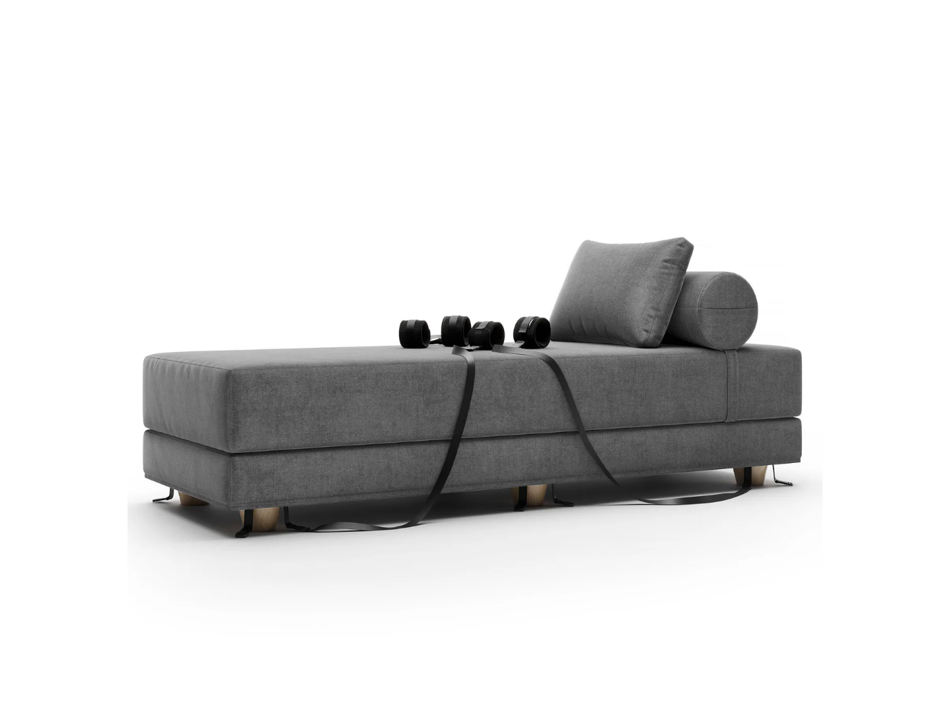Black Label Devon Daybed with Cuffs