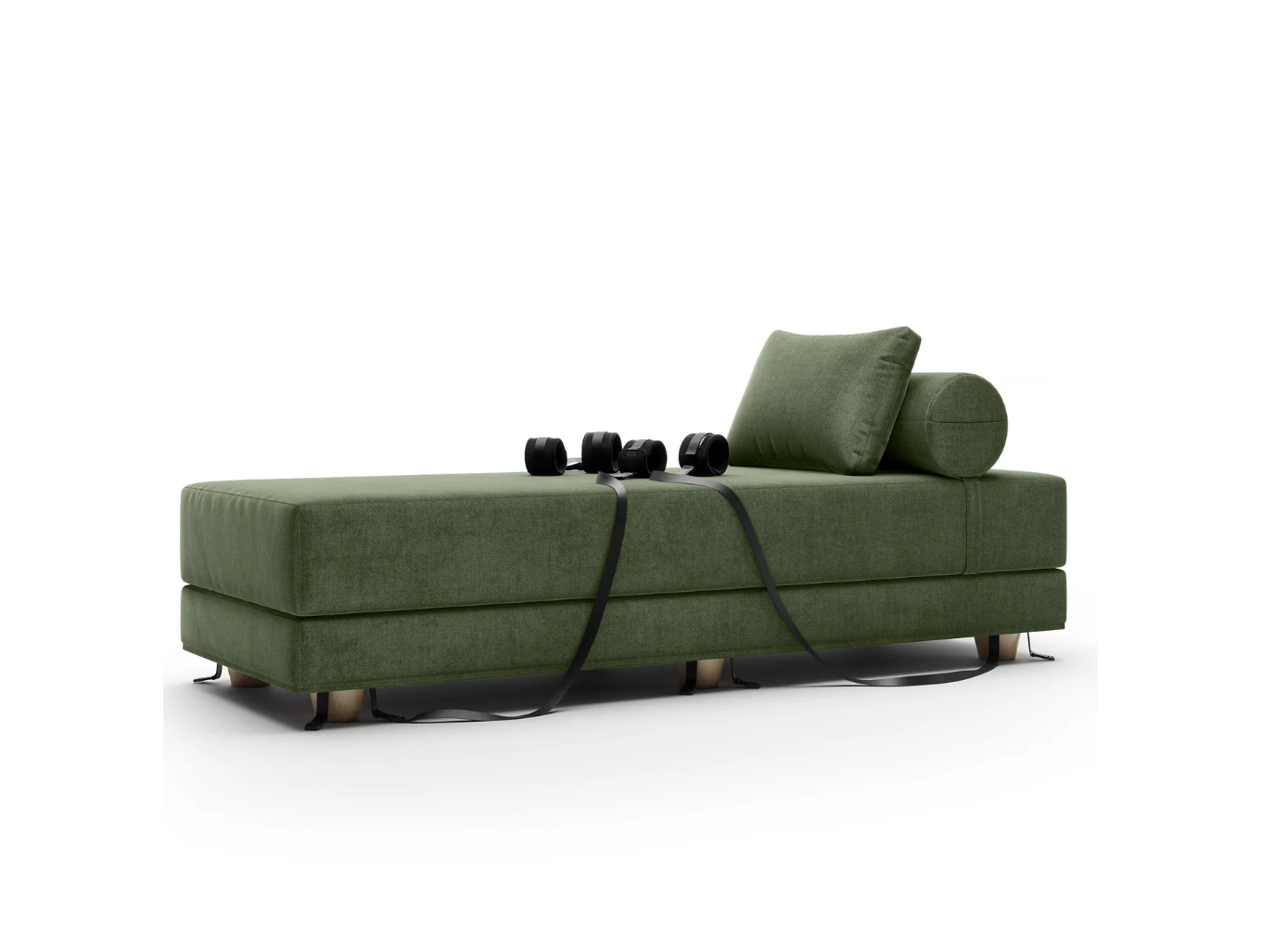 Black Label Devon Daybed with Cuffs